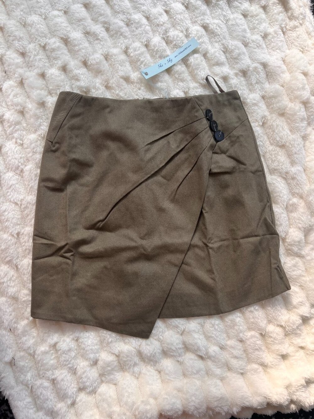Women's Asymmetrical Wrap Skirt